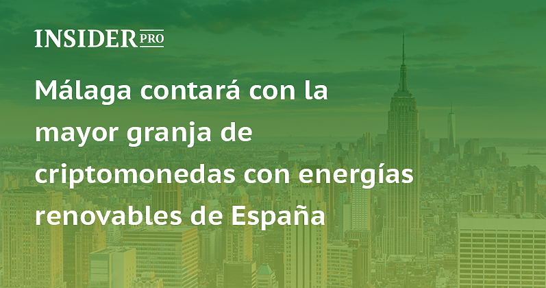 Málaga contará con la mayor granja de criptomonedas con energías