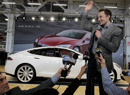 Las acciones de Tesla superan los 500 $ por primera vez