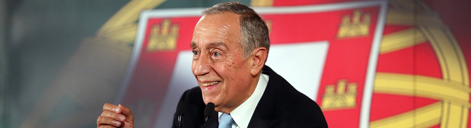 Marcelo Rebelo de Sousa em visita à sede da CPLP