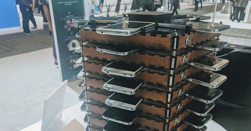 Samsung Turns Old Smartphones into Bitcoin Mining Rig