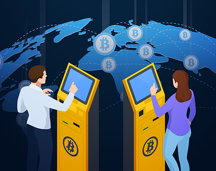 Expansão de máquinas automáticas de criptomoedas dispara