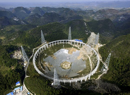 A China está a construir o maior telescópio do mundo