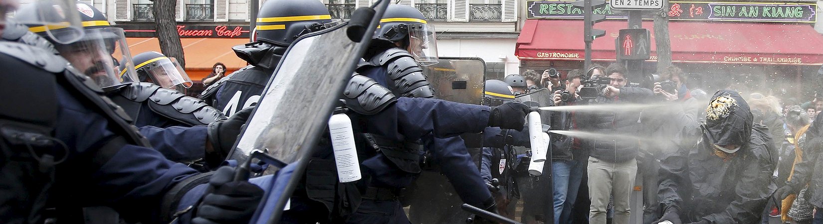 Protestos em Paris: Fotos