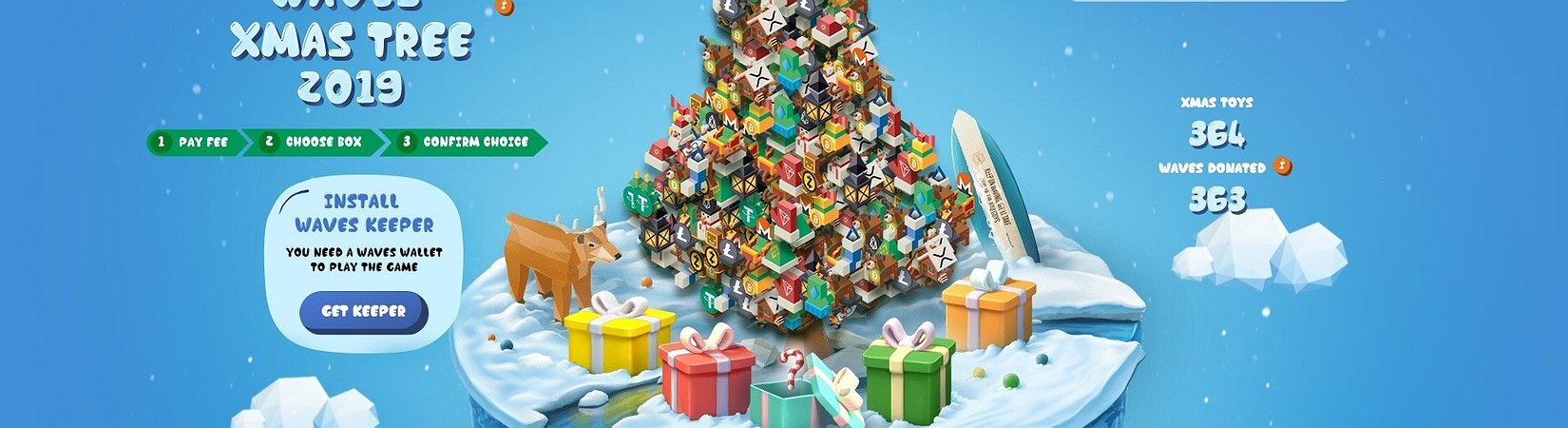 Waves Presents Christmas Game