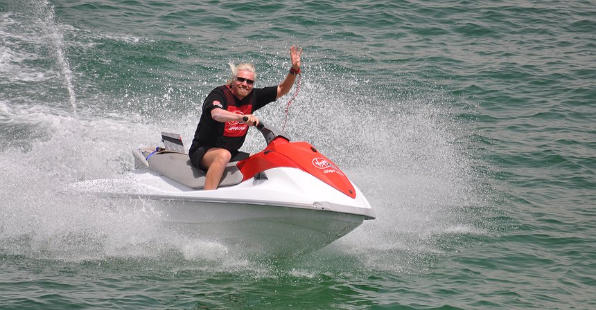 Os incríveis brinquedos do bilionário Richard Branson