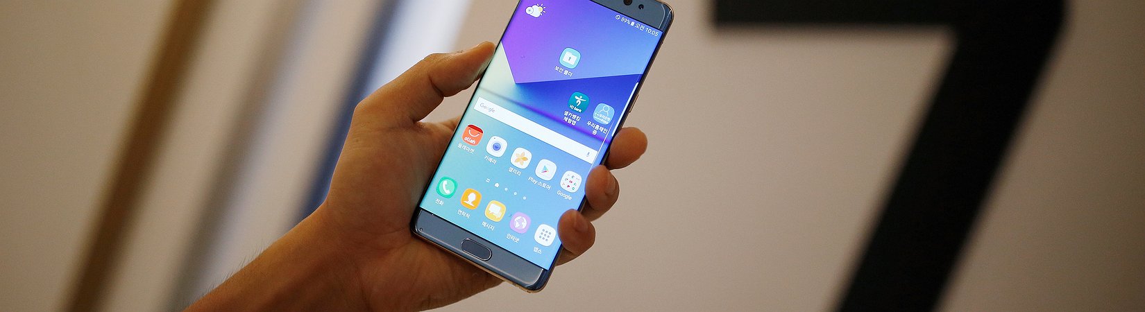 Samsung suspendeu vendas do Galaxy Note 7