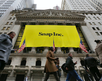 Snap supera le aspettative prima del debutto in Borsa