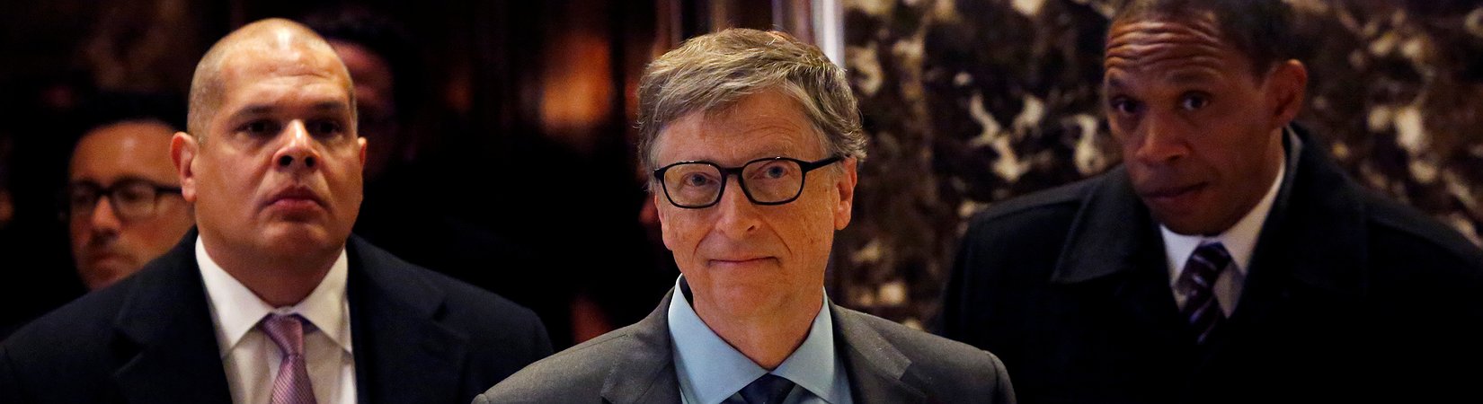 Bill Gates encontra-se com Donald Trump