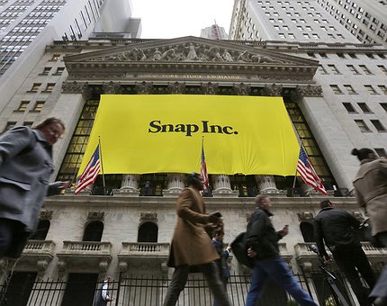Snap, empresa por detrás do Snapchat, estreia-se hoje em bolsa