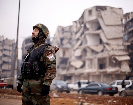 Militares sírios assumiram o controle de Aleppo