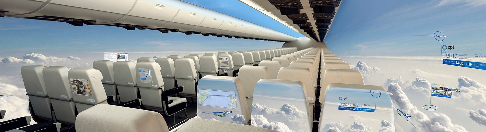  El avión sin ventanas que volará dentro de 10 años