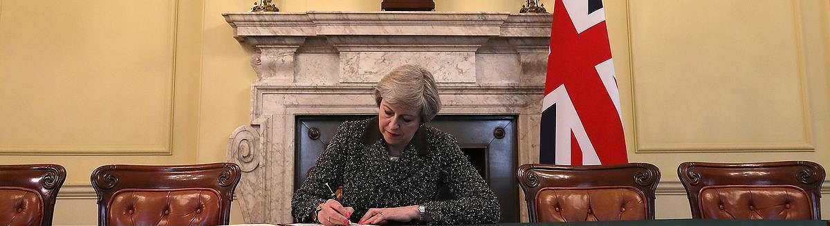 El Reino Unido presiona el botón del Brexit