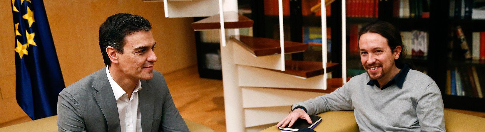 Sánchez e Iglesias se verán sin Ciudadanos