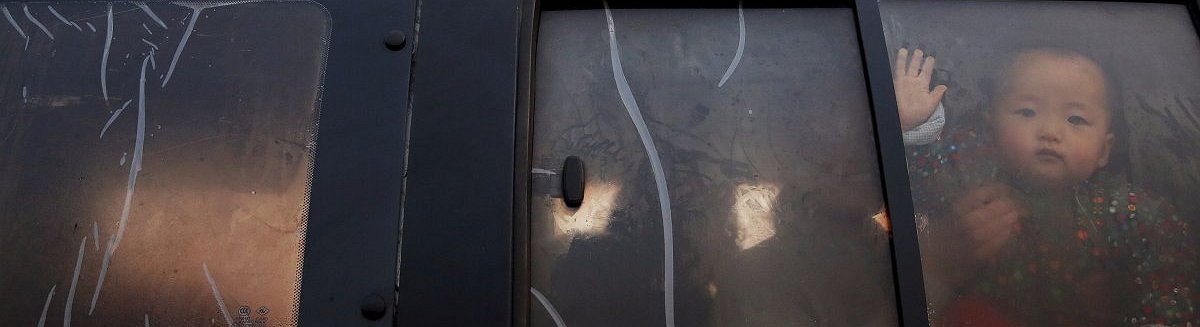 Fotografias do smog de Pequim