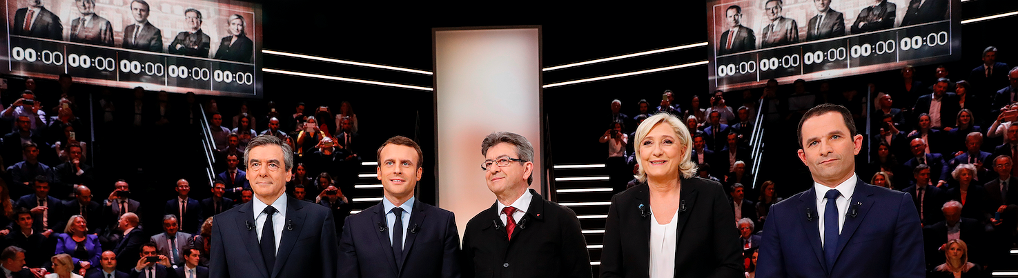 Macron ha vinto il primo dibattito tv tra i candidati alla presidenza francese