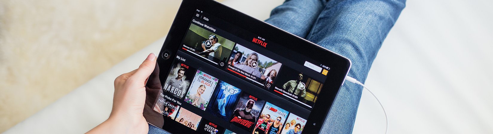 Las acciones de Netflix caen un 14% 