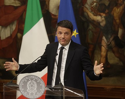 Italia vota en contra de la reforma constitucional