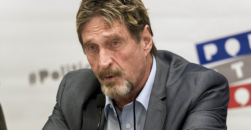 McAfee Says His Prediction that BTC Will Reach $1M Makes No Sense