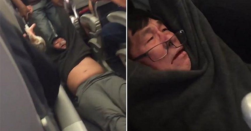 United shares plunge after video of passenger ejected from flight goes viral
