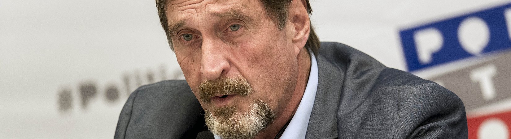 John McAfee anuncia que ha perdido todas sus criptomonedas