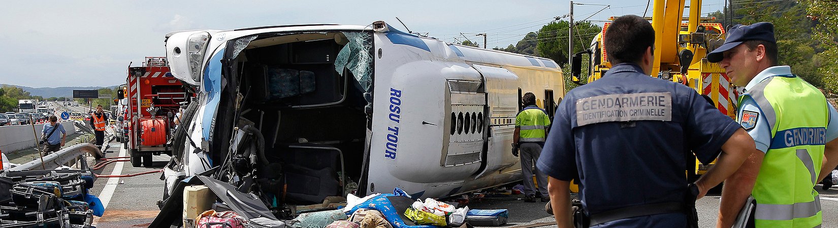 13 estudiantes muertos en un accidente de autobús en Cataluña