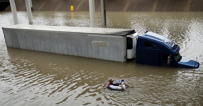 Foto del día: El huracán Harvey inunda Texas