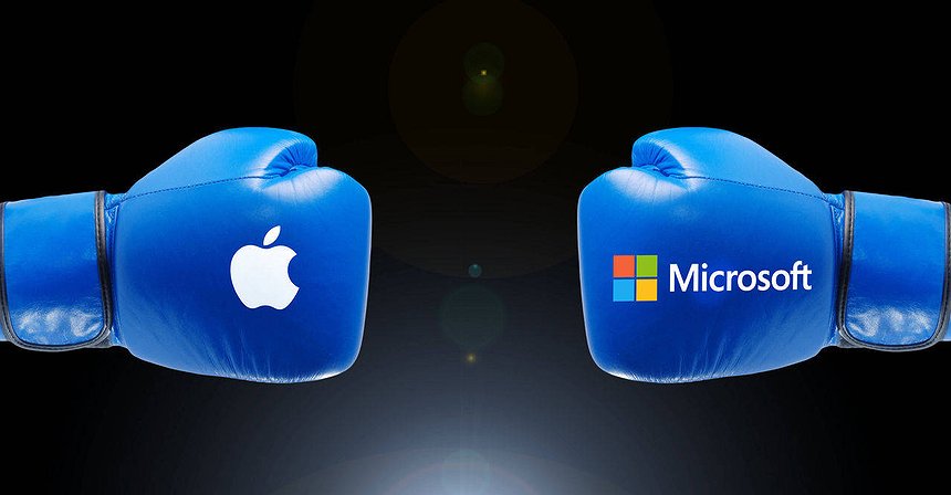 صراع الأرباح على الأسهم.. Apple vs. Microsoft