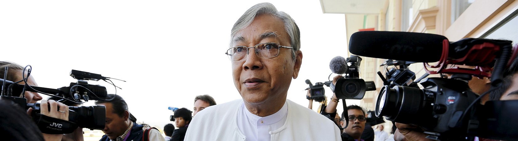 El Parlamento de Myanmar elige un presidente civil