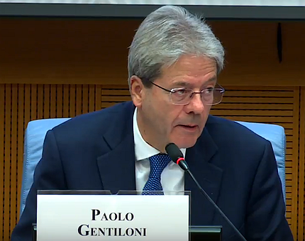 Gentiloni: “L'Italia si è rimessa in moto”