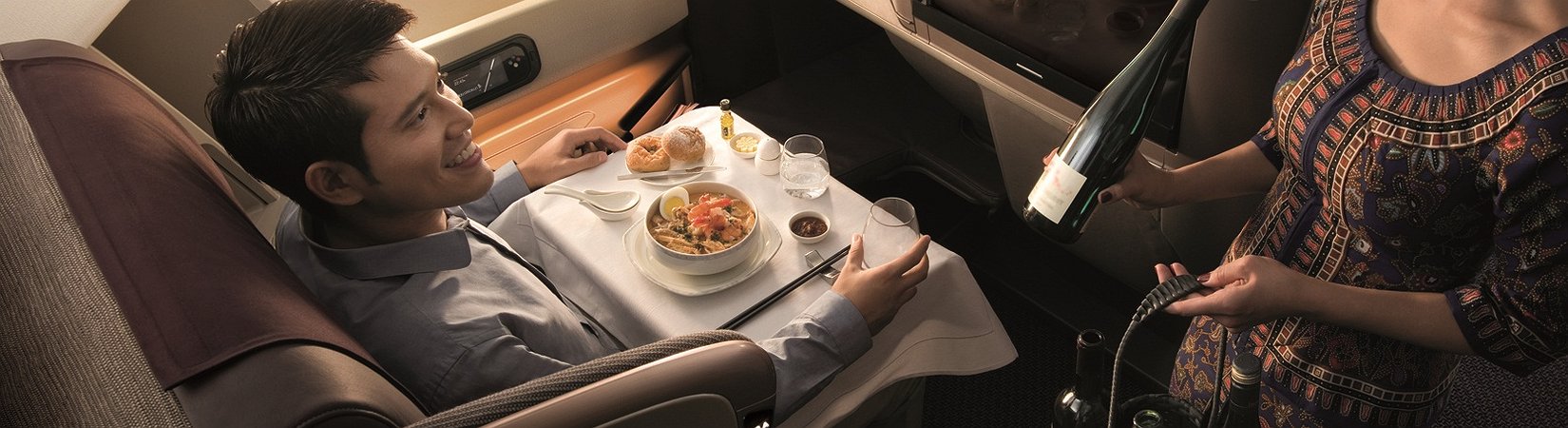 I 5 migliori menù a bordo viaggiando in aereo