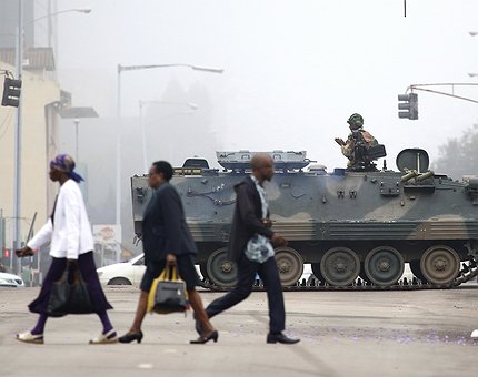 Colpo di Stato in Zimbabwe: Mugabe è sotto custodia dei militari