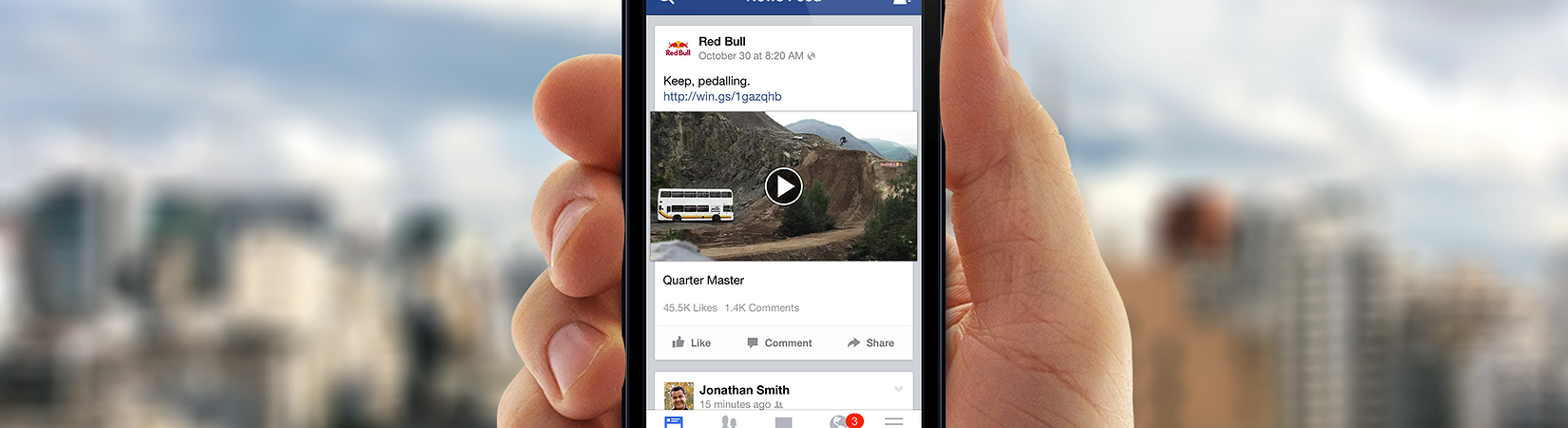 Facebook invade YouTube