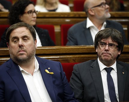 Aumenta la tensión entre Puigdemont y Junqueras