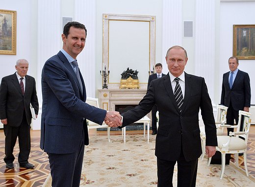 Putin pediu a Assad para abandonar o poder
