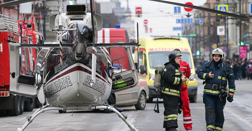 FOTOS: Explosiones en el metro de San Petersburgo