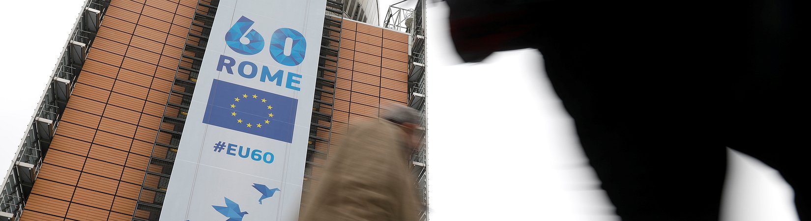 Líderes europeus comemoram 60 anos da União Europeia em Roma, no sábado