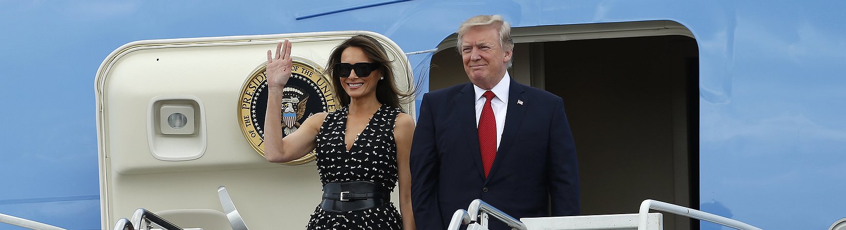 Donald Trump inicia primeira viagem internacional
