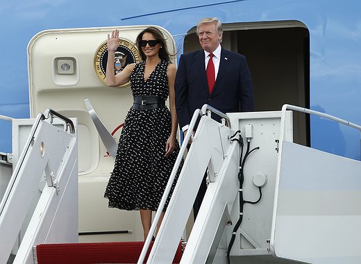 Donald Trump inicia primeira viagem internacional