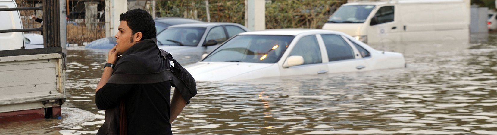 جدة تغرق. تقرير مصور