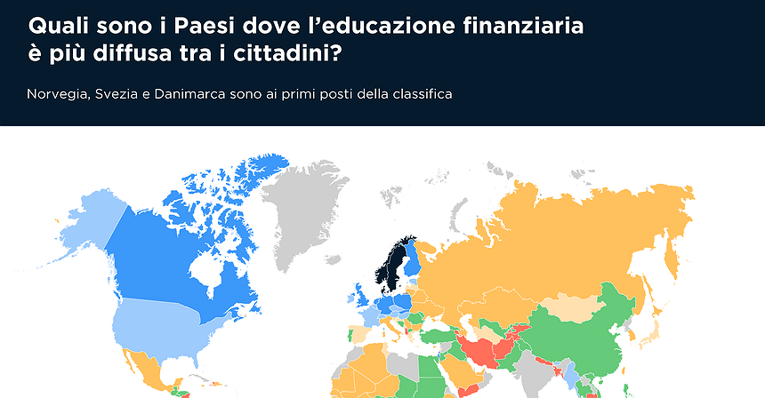 Le nazioni dove l’educazione finanziaria è più diffusa tra i cittadini