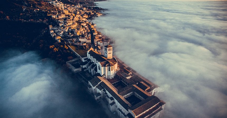 Fotografia incrível tirada com um drone