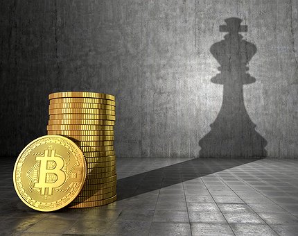 Domínio da Bitcoin próximo de 60% com queda da Ethereum