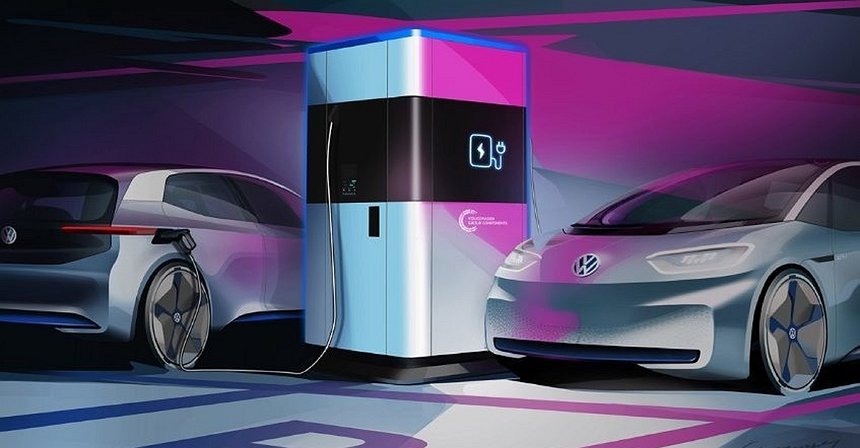 Volkswagen presenta su prototipo de carga móvil para vehículos eléctricos