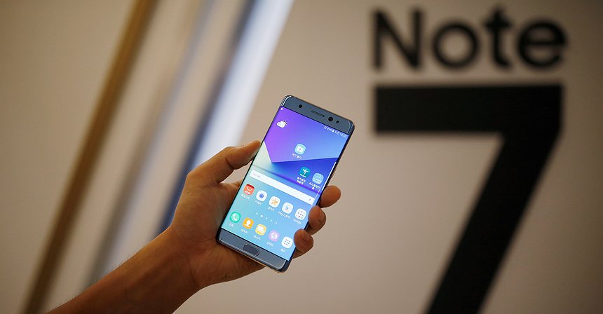 Samsung detiene las ventas del Galaxy Note 7
