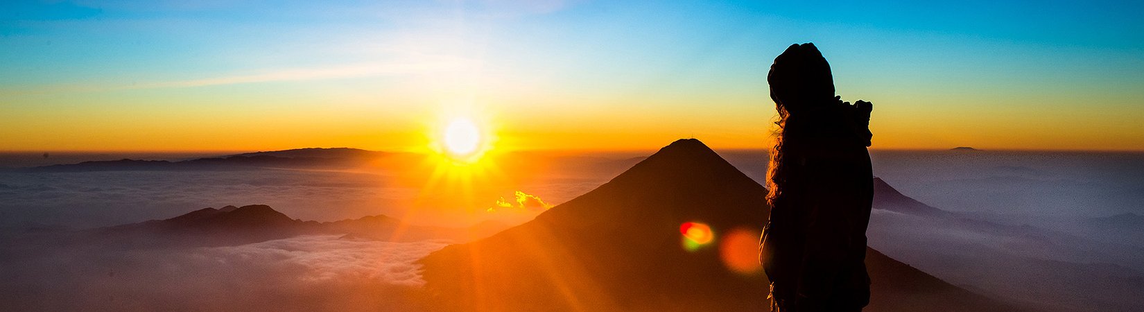 La historia de las fotografías de un volcán