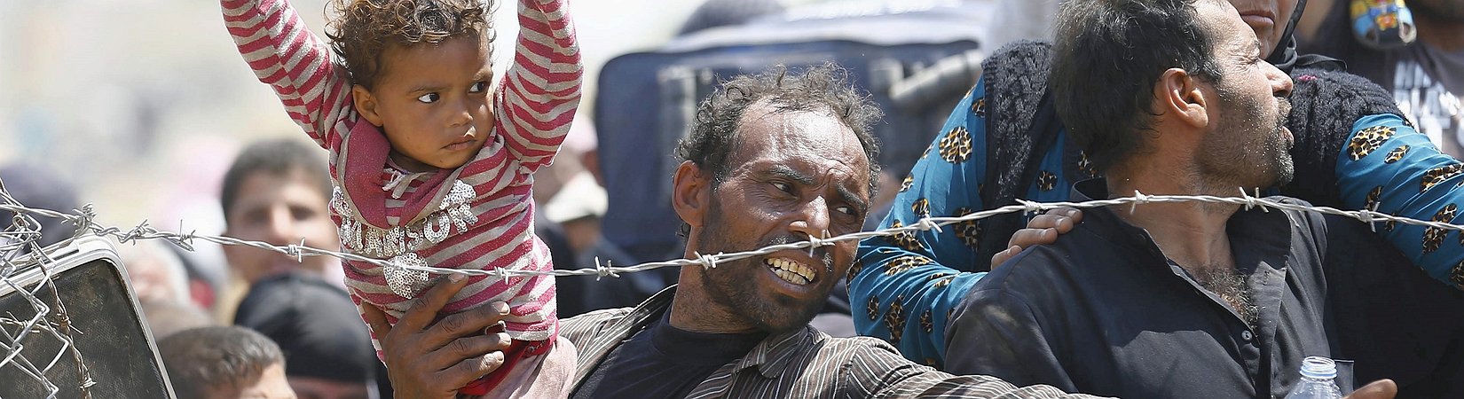 Se instalan campamentos de refugiados en Siria