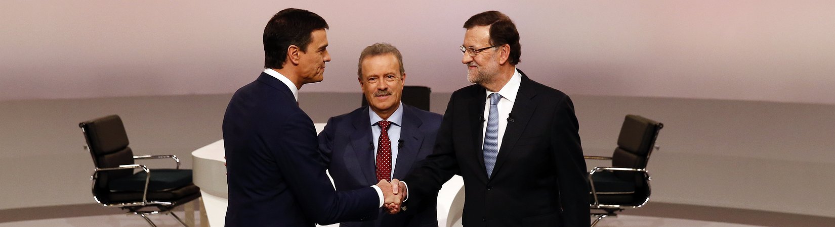 Tensión en el cara a cara entre Sánchez y Rajoy