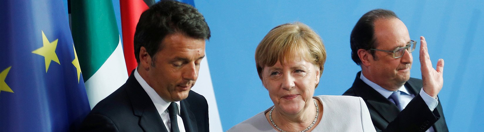 Merkel, Hollande, Renzi: simbolismo, pero sin sustancia