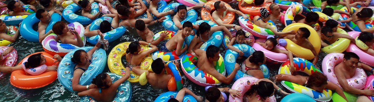 20 fotos de como a China é absurdamente populosa