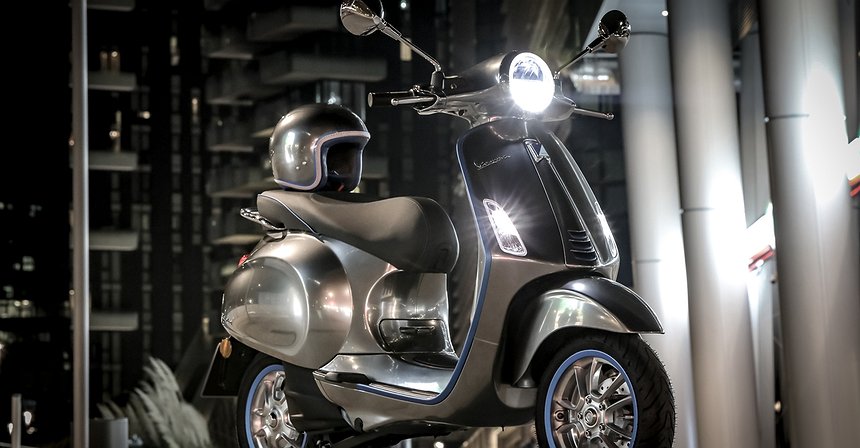 Vespa elétrica chega em 2018